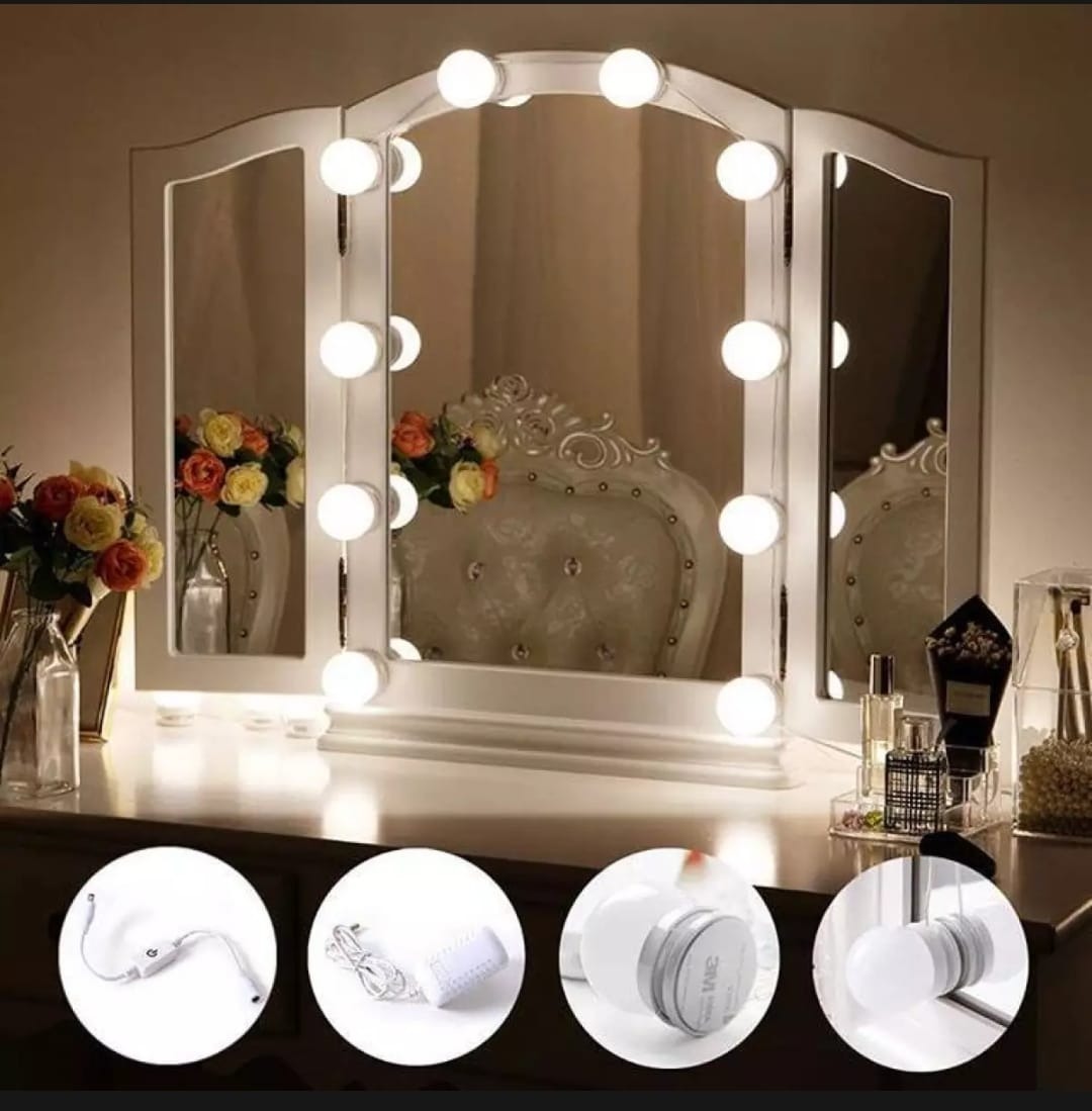 2025_12_18_7154a536b0a602f1972b4a5cd6f8eaf4 Dimmable LED Vanity Mirror Lights Kit – 10 LED Hollywood Style Bulbs for Makeup Dressing Table & Bathroom Mirror - Image 5
