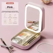 2025_12_08_39b77387a2a21c2170e87b485fe770c8 Portable Folding Makeup Mirror Jewellery Box – 3-Color LED Beauty Mirror, Multi-Function Personal Care Organizer - Image 5