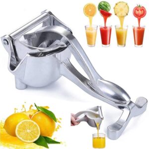 Stainless Steel Lemon Orange Clip Handheld Fruit Juicer | Durable Manual Portable Juicer | Kitchen & Baby Fruit Squeezer