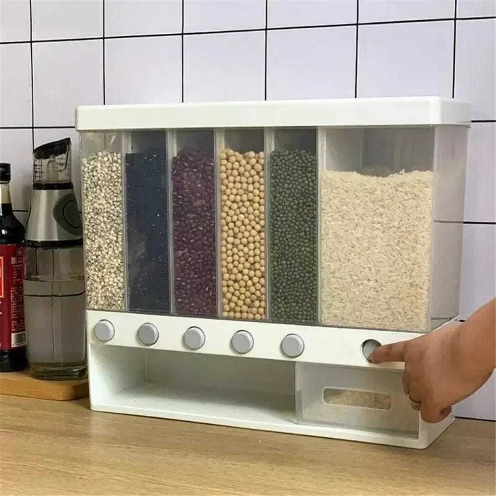 876365c4-da10-4158-8a83-1247cd9fc901_69333946a8b7e 6-in-1 Wall-Mounted Dry Food Dispenser – 6-Grid Cereal & Food Storage Container